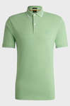 Koszulka Polo męskie BOSS Passertip Open Green slim fit zielona (50507699-372)