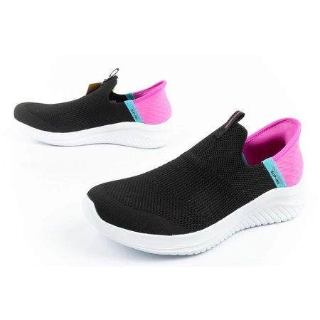 Skechers Ultra Flex buty dziecięce sportowe młodzieżowe SLIP-INS (303800L/BKPK)