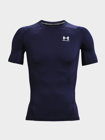 Koszulka treningowa męska Under Armour sportowa granatowa (1361518-410)