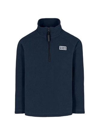 Wyprzedaż - Bluza polarowa dziecięca Lego Wear czarna dla chłopca granatowa (22972-590)