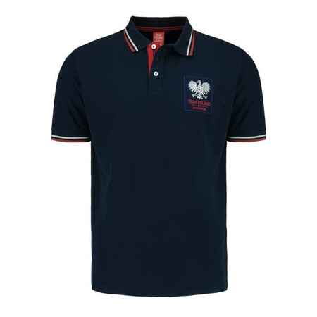 T-shirt męski Monotox POLO TP EAGLE w kolorze granatowym (MX22092)