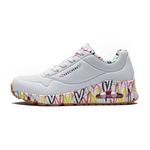 Sneakersy damskie Skechers X Jgoldcrown Uno Loving Love serduszka białe (155506-WHT)