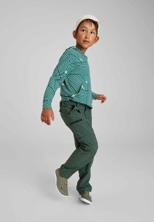 Wyprzedaż - Spodnie dla dzieci Reima Sillat Reima Pants Sillat sportowe dziecięce zielone (5100194A-8510)