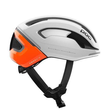 Kask rowerowy damski/męski POC Omne Air Mips Fluorescent Orange AVIP pomarańczowy/biały (10770_1217)