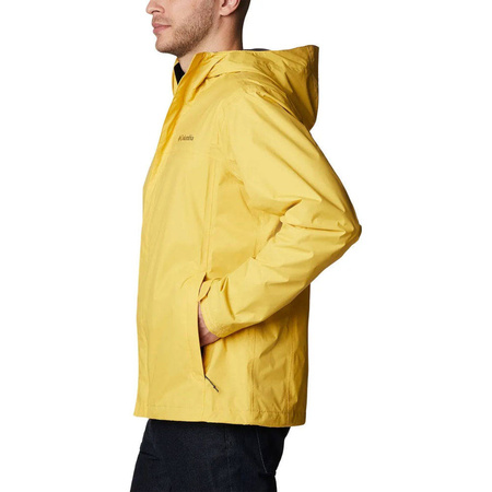 Kurtka przejściowa męska COLUMBIA WATERTIGHT™ II JACKET przeciwdeszczowa z kapturem żółta (1533898742)