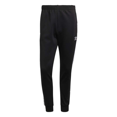 Spodnie dresowe męskie Adidas Adicolor Classics SST Track Pants "Black White" dopasowany krój czarne (IL2488)