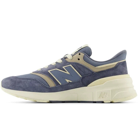 Wyprzedaż - Sneakersy męskie New Balance 997 buty sportowe lifestylowe zamszowe niebieskie (U997ROC)