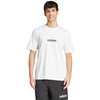 Koszulka męska adidas Essentials Linear Single biała (JE9000)