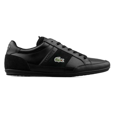 Sneakersy męskie czarne Lacoste Chaymon BL Leather (7-43CMA003502H)