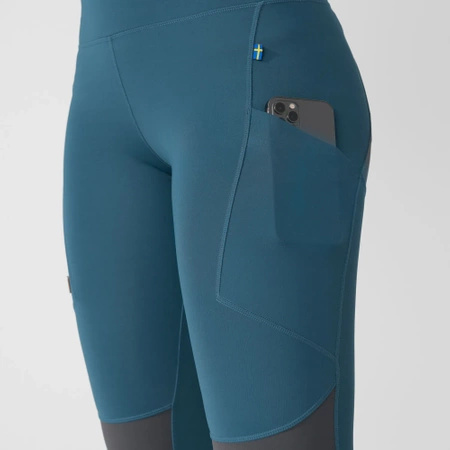 Spodnie damskie Fjällräven Abisko Trekking Tights Pro W Indigo Blue-Iron Grey (F84771-534-048)