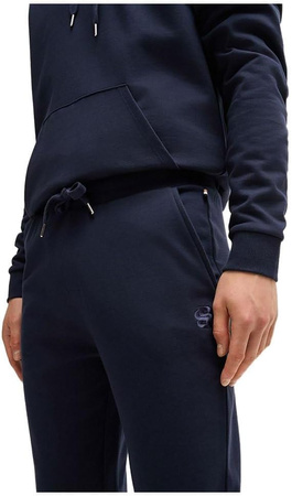 Spodnie dresowe męskie BOSS Fashion BLU granatowe (50515175-403)