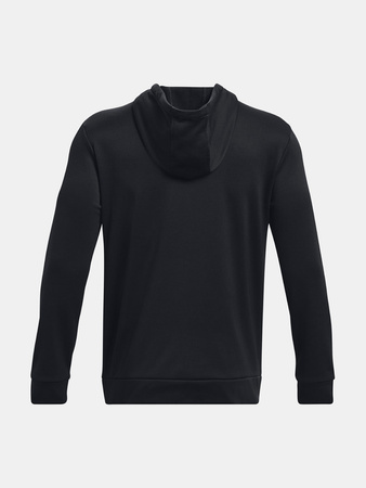 Wyprzedaż - Bluza sportowa męska Under Armour UA Armour Fleece Big Logo HD z kapturem czarna (1379743-001)