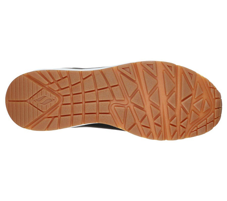 Wyprzedaż - Buty sportowe męskie czarne Skechers Uno Stand On Air sneakersy treningowe czarne (52458-BLK)