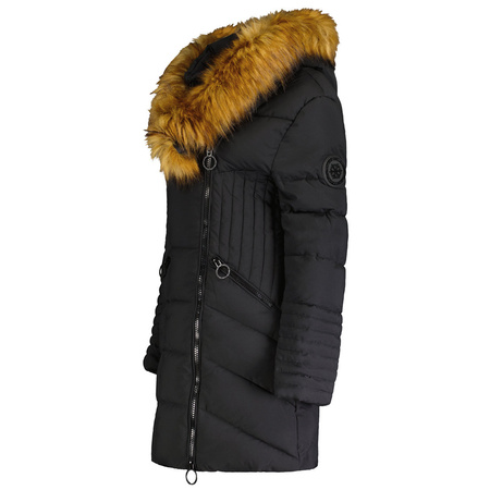 Damska parka zimowa Geographical Norway Chaya Eo Bs Lady 068 czarna (WU4829F/GNO-BLACK)