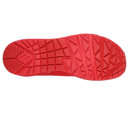 Buty sportowe damskie Skechers Uno Stand On Air sneakersy czerwone (73690-RED)