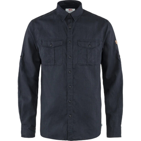 Koszula z długim rękawem męska Fjällräven Övik Travel Shirt LS M Dark Navy (F87208-555)