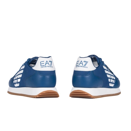 Sneakersy męskie Emporio Armani EA7 buty sportowe niebieskie (X8X114-XK270-S290)