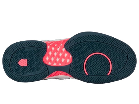 Męskie sneakersy K-Swiss HYPERCOURT EXPRESS 2 WH/STRGZR/NEONBLZ-M (06613-129-M)