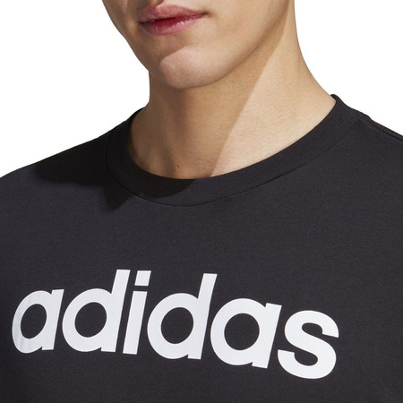 Koszulka adidas Essentials Single Jersey Linear Embroidered Logo Tee M (IC9274)