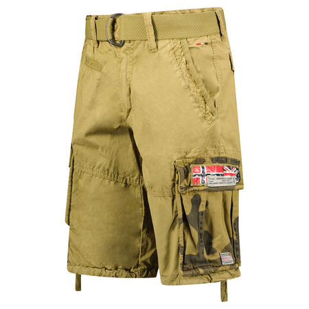 Bermudy Geographical Norway PASTEQUE EO MEN 063 mastyks (jasnobeżowy) męska (SX1425H/GNO-Mastic)