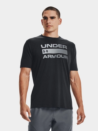 Wyprzedaż - Koszulka sportowa męska Under Armour t-shirt treningowa czarna (1329582-001)