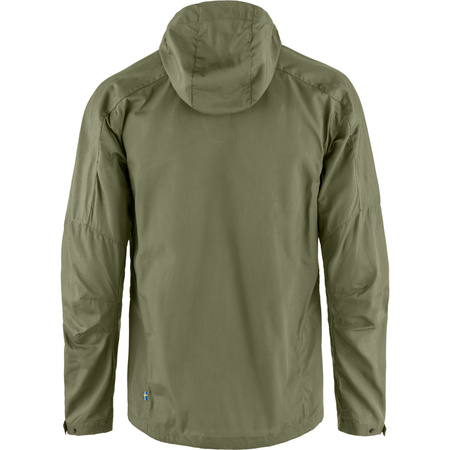 Kurtka z kapturem outdoorowa męska Fjällräven Sten Jacket M Green turystyczna zielona (F81679-620)