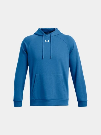 Bluza męska Under Armour UA Rival Fleece niebieska z kapturem  (1379757-406)