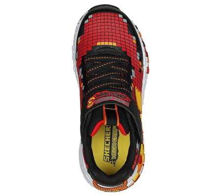 Dziecięce obuwie sportowe Skechers MEGA-CRAFT 3.0 czarne (402182L-BKRD)