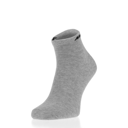 Wyprzedaż - Skarpety damskie/męskie szare Monotox Basics Ankle Socks Grey 3-Pack (MX20006)
