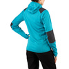 Bluza damska sportowa z kapturem Viking Yosemite Lady treningowa turkusowa (720/24/1232/7046)