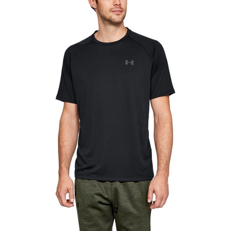 Koszulka sportowa męska Under Armour UA Tech SS Tee czarne (1326413-001)