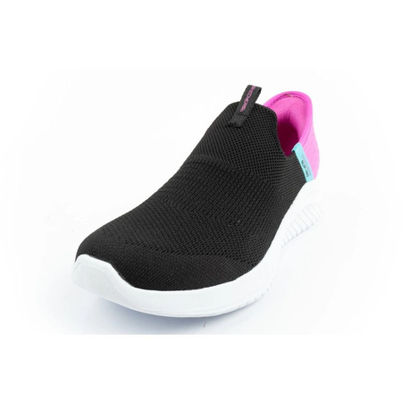 Skechers Ultra Flex buty dziecięce sportowe młodzieżowe SLIP-INS (303800L/BKPK)