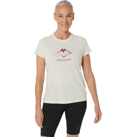 Koszulka Asics Fujitrail Logo SS Top W Biało-Fioletowa (2012C971-200)