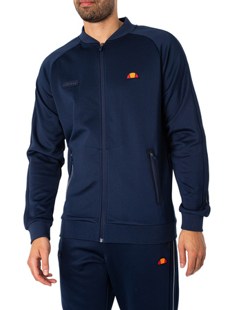 Wyprzedaż - Dres sportowy męski Ellesse Bunero Tracksuit Navy dwuczęściowy bluza spodnie granatowy (SDA14665-429)