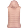 Wyprzedaż - Kamizelka trekkingowa damska z kapturem Geographical Norway Vatika Hood EO Lady 233 Rose Clair bezrękawnik (WW1198F/GNO-LIGHT PINK)
