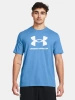 T-shirt męski Under Armour o luźnym kroju niebieski (1382911-444)