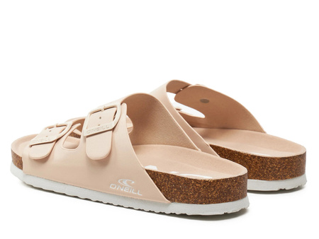 Wyprzedaż - Klapki na lato damskie ONeill Sandy Slider Women Low beżowe (9024101873D)