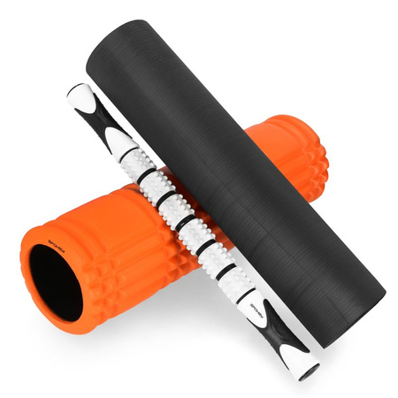 Zestaw wałków fitness roller pomarańczowy Spokey MIXROLL 929930 (SPK-929930)