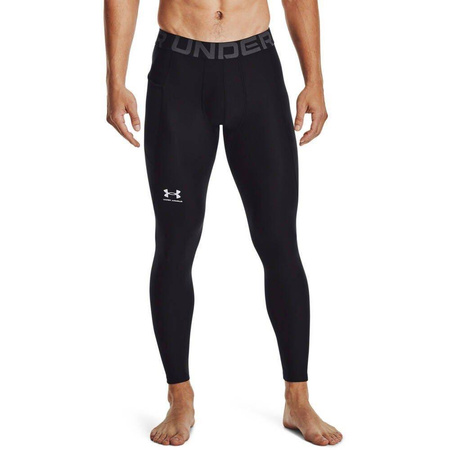 Legginsy sportowe męskie Under Armour spodnie treningowe czarne (1361586-001)