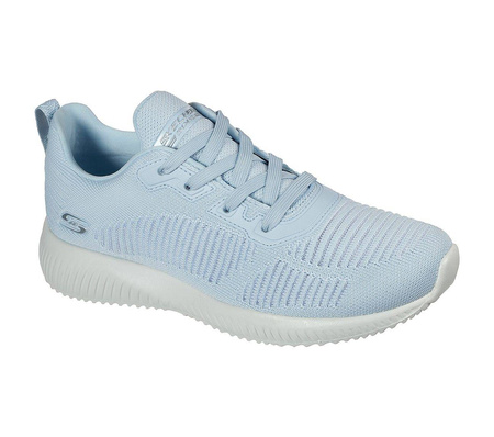 Sneakersy damskie Skechers Bobs-Squad Breeze Way niebieskie (117067-LTBL)