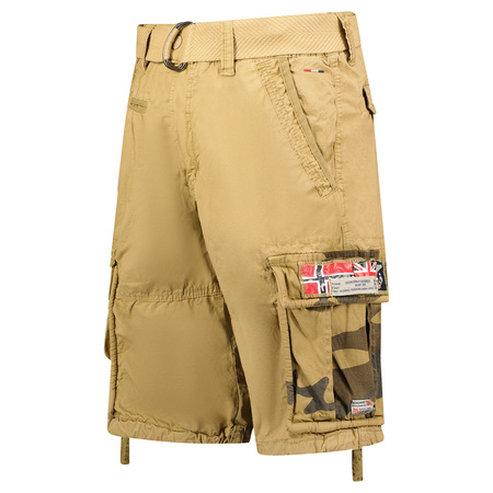 Bermudy Geographical Norway PASTEQUE EO MEN 063 beżowy męska (SX1425H/GNO-Beige)