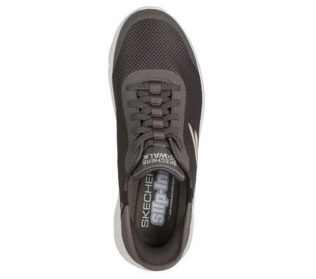 Buty męskie Skechers GO WALK FLEX HANDS UP (216324BRN)