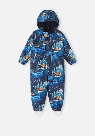 Kombinezon zimowy dziecięcy Reima Reimatec winter overall. Langnes Navy  Age 1 Toddler Unisex wodoodporny granatowy (5100119C-6984)