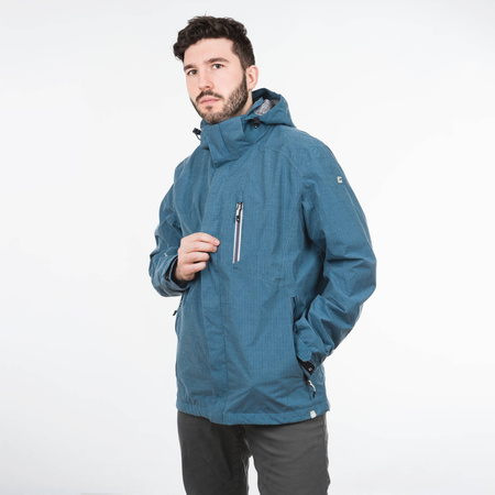 Wyprzedaż - Kurtka męska Killtec Jacket Carleb trekkingowa wodoodporna niebieska (34723/872/M)