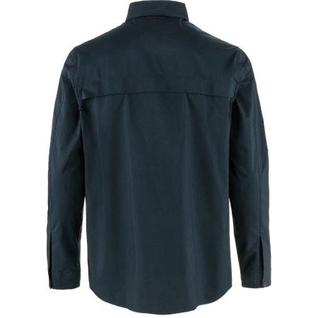 Koszula z długim rękawem męska Fjällräven Abisko Trail Shirt LS M Dark Navy (F12600194-555)