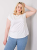 Biała bluzka plus size bawełniana (RV-BZ-6333.88)