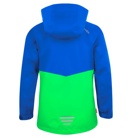 Kurtka przeciwdeszczowa dziecięca dla chłopca/dziewczynki Trollkids Kids Nusfjord Jacket medium blue/bright green (420-106)