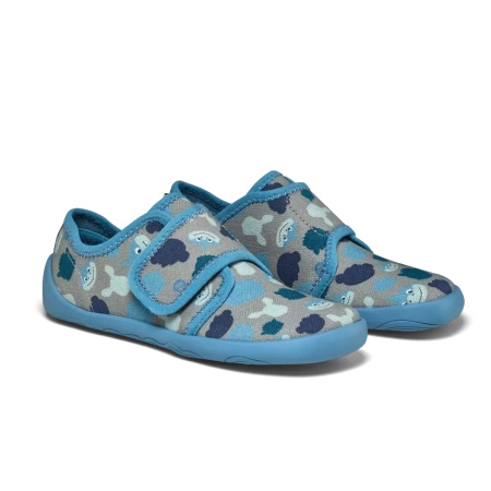 Buty Affenzahn barefoot Slipper Cotton Movy rekin (01398-30231)