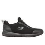 Wyprzedaż - Buty sportowe męskie antypoślizgowe Skechers Work Relaxed Fit Squad SR Myton czarne (200051EC-BLK)