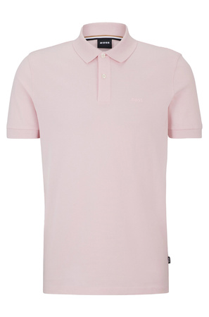 Koszulka Polo męska BOSS Pallas Light/Pastel Pink regular fit różowa (50468301-688)